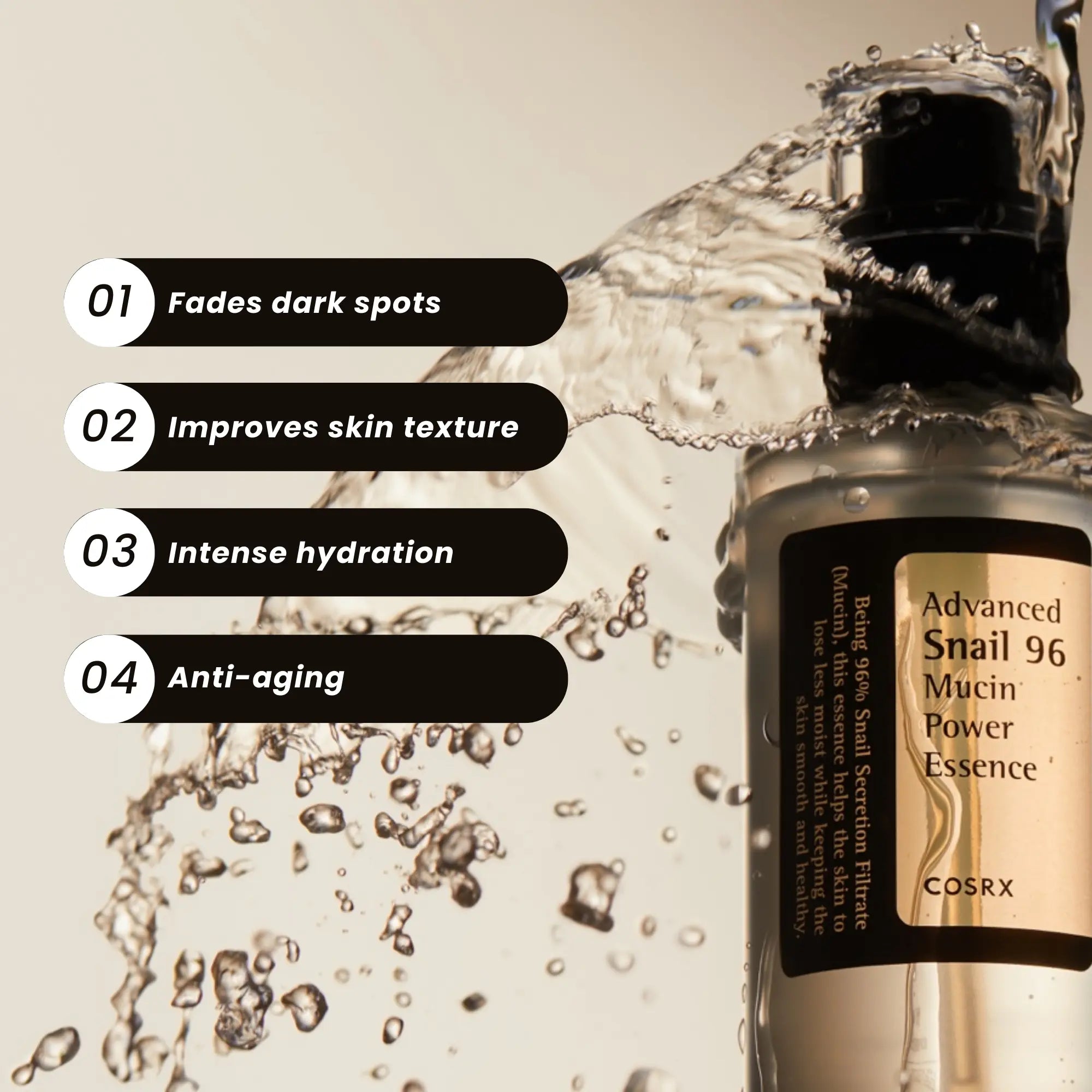 COSRX Advanced Snail 96 Mucin Power Essence, 100 ML